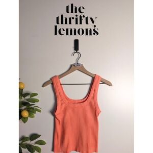 Nikibiki Coral Ribbed Tank OS